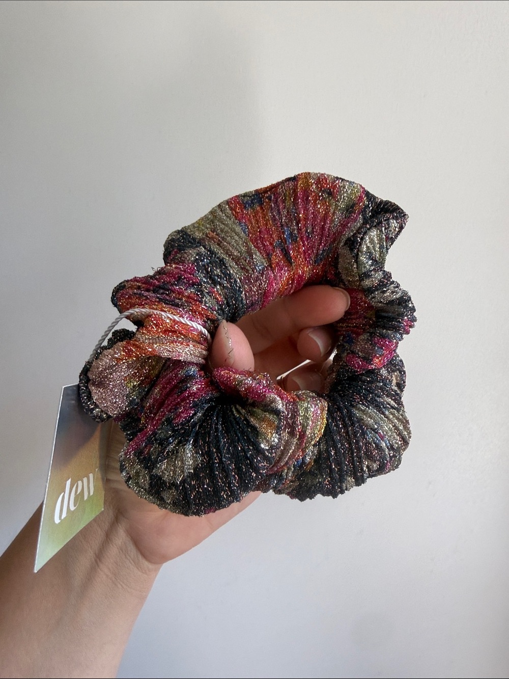 Dew Edit Scrunchie by Kaitlyn Bristowe Sparkly Oversized